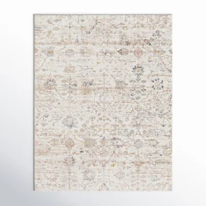 Benfield Beige Machine Washable Area Rug