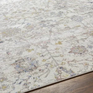 Benfield Beige Machine Washable Area Rug