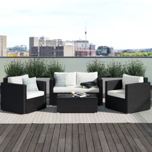 Hardesty 4 - Person Outdoor Seating Group with Cushions