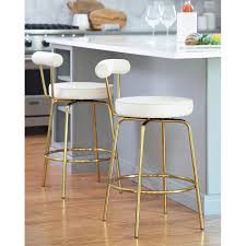 Counter Stool with Metal Frame